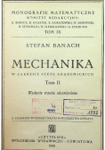 Mechanika Tom II 1949r