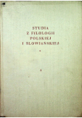 Studia z filologii polskiej i słowiańskiej Tom 4