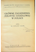 Główne zagadnienia polityki handlowej w Polsce 1922 r.