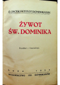 Żywot Św Dominika 1930 r