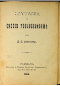 Czytania o cnocie posłuszeństwa 1892 r