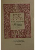 Dawno Książka i kultura