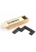 Domino w drewnianym pudełku