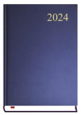 Terminarz 2024 A5 dzienny Asystent granatowy