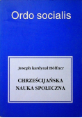 Chrześcijańska nauka społeczna