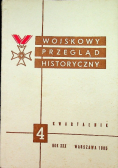 Wojskowy przegląd historyczny numer 4 1985