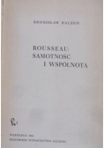 Rousseau samotność i wspólnota