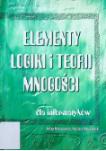 Elementy logiki i teorii mnogości