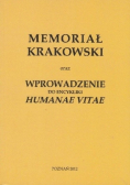 Memoriał krakowski oraz wprowadzenia