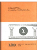 Collectanea Classica Thorunensia