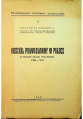 Kościół prawosławny w Polsce w epoce sejmu wielkiego 1788 do 1792 1935 r.