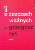 O rzeczach ważnych