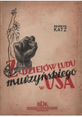 Z dziejów ludu murzyńskiego w USA