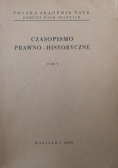 Czasopismo prawno historyczne Tom V