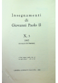 Insegnamenti di Giovanni Paolo II tom X część 3 1987