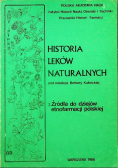 Historia leków naturalnych