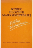 Wobec filozofii marksistowskiej