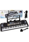 Keyboard z mikrofonem czarny