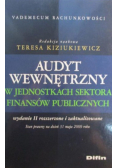 Audyt wewnętrzny w jednostkach sektora finansów publicznych