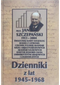 Dzienniki z lat 1945-1968