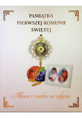 Pamiątka Pierwszej Komunii Świętej Album i ramka na zdjęcia