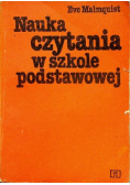 Nauka czytania w szkole podstawowej