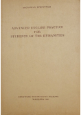 Advanced English practice for students of the humanities