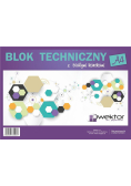Blok techniczny  A4/10K biały (10szt)