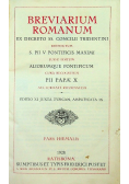 Breviarium Romanum Pars Hiemalis  1928 r.