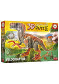 Puzzle 3D Dinozaury - Welociraptor 64 el. G3