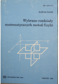 Wybrane rozdziały matematycznych metod fizyki