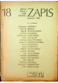 Zapis kwiecień 1981