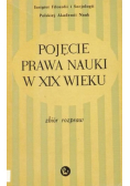 Pojęcie prawa nauki w XIX wieku Zbiór rozpraw