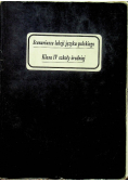 Scenariusze lekcji języka polskiego klasa IV szkoły średniej