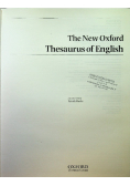 The New Oxford Thesaurus of English