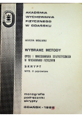 Wybrane metody opisu i wnioskowania statystycznego w wychowaniu fizycznym