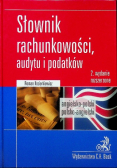 Słownik rachunkowości audytu i podatków angielsko - polski
