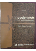 Investments Analysis and Management