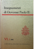 Insegnamenti di Giovanni Paolo II tom VI część 1 1983