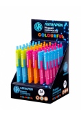 Długopis automatyczny trójkątny Astrapen Colorful display 36 sztuk