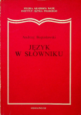 Język w słowniku