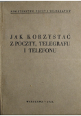Jak korzystać z poczty telegrafu i telefonu 1937 r.