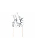 Topper na tort Mr&Mrs 25,5cm
