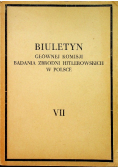 Biuletyn Głównej Komisji Badania Zbrodni Hitlerowskich w Polsce Tom VII