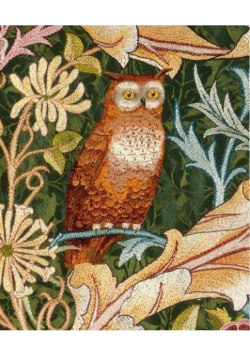 Karnet 17x14 z kopertą Detail from The Owl wall