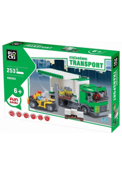 Klocki Blocki Transport Ciężarówki Wózek Widłowy