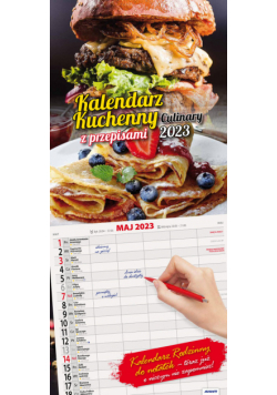 Kalendarz 2023 paskowy spirala Kuchenny KPD3