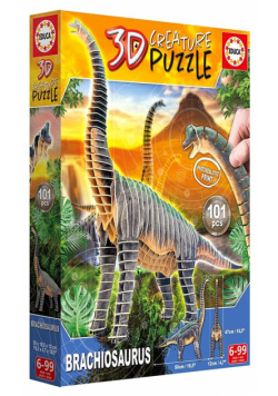 Puzzle 3D Dinozaury - Brachiozaur 101 el. G3