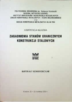 Zagadnienia stanów granicznych konstrukcji stalowych