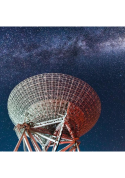 Karnet kwadrat z kopertą Radio Telescope